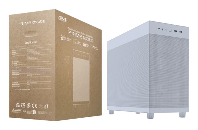 ASUS PRIME AP303 Mesh Midi Tower White - imagine 12