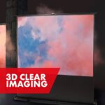 Maclean portable projection screen  compact  floor  66   16:9  MC-210 - imagine 13