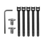 Maclean under-desk cable organizer  max. load 5kg  white  MC-105 W - imagine 5