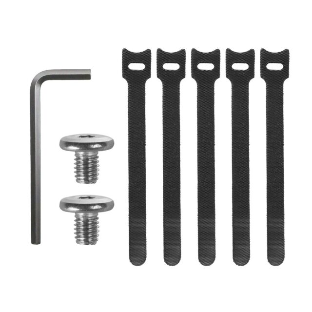 Maclean under-desk cable organizer  max. load 5kg  white  MC-105 W - imagine 5