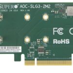 Supermicro AOC-SLG3-2M2 interface cards/adapter Internal M.2