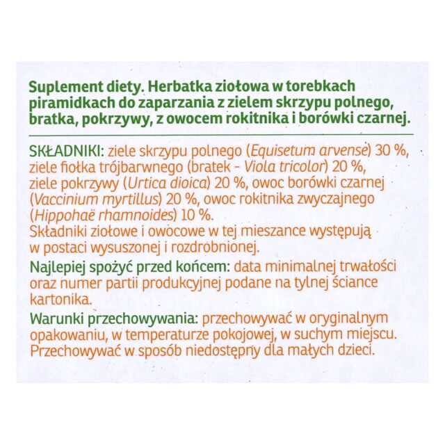 Bonatium Herbal tea Hair  skin and nails Fix 20pcs - imagine 5