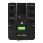 Green Cell UPS06 uninterruptible power supply (UPS) Line-Interactive 600 VA 360 W 6 AC outlet(s)