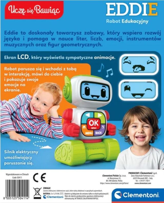 Clementoni Eddie Educational Robot - imagine 5