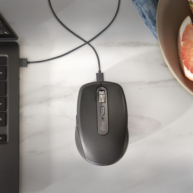 Logitech MX Anywhere 3S mouse Office Right-hand RF Wireless + Bluetooth Laser 8000 DPI - imagine 7