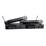 Shure SLXD24DE/B58-G59 - Podwójny cyfrowy system bezprzewodowy z dwoma nadajnikiami/mikrofonami  do ręki