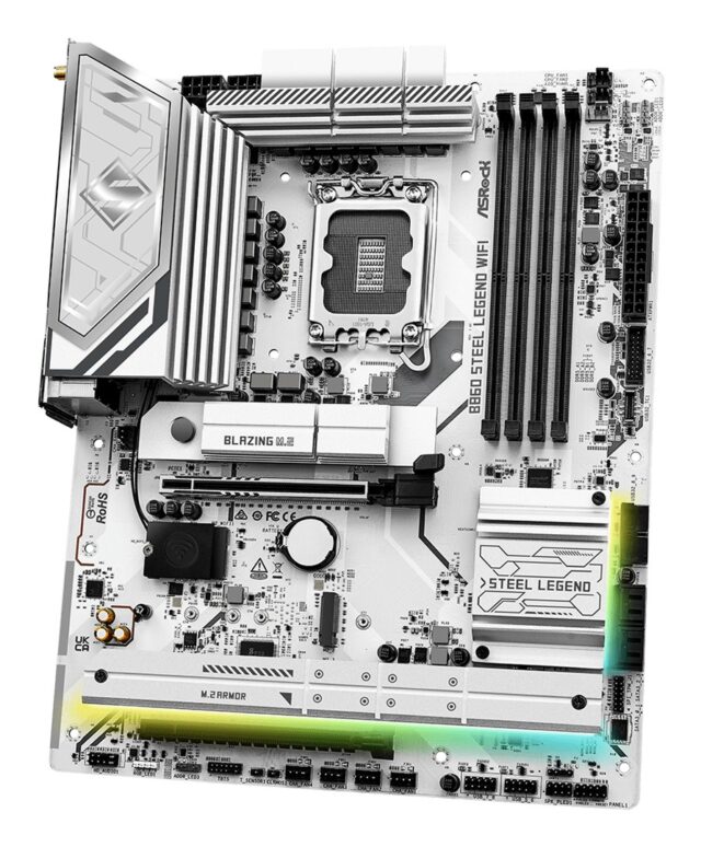 Asrock B860 Steel Legend WiFi Intel B860 LGA 1851 (Socket V1) ATX - imagine 5