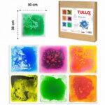 Tullo Sensory path – colorful sensory tiles with liquid 6 pcs - imagine 4
