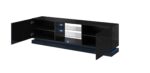 Cama TV cabinet QIU 200 MDF black gloss/black gloss - imagine 3