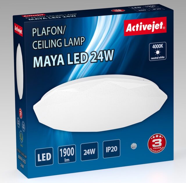 Activejet AJE-MAYA LED plafond 24W - imagine 2