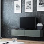 Cama TV stand VIGO 140 30/140/40 grey/grey gloss