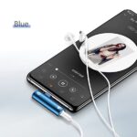 USAMS Adapter AU07 2w1 USB-C niebieski/blue USB-C + 3,5mm SJ277TC02 (US-SJ277) - imagine 5