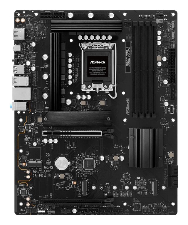 Asrock B860 Pro-A Intel B860 LGA 1851 (Socket V1) ATX - imagine 2
