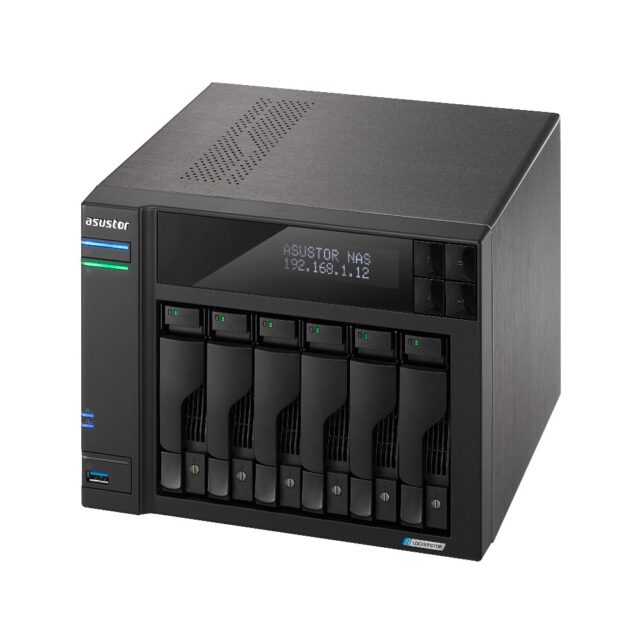 Asustor LOCKERSTOR 6 NAS Desktop Intel® Celeron® N5105 8 GB DDR4 HDD ADM Black - imagine 4