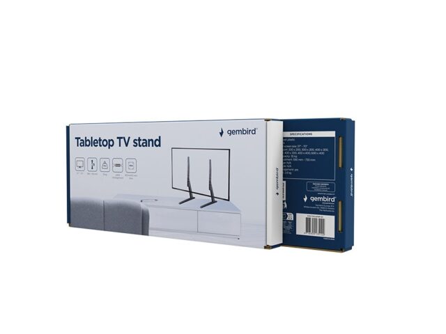 Gembird TVS-D70F-01 Tabletop TV stand  37  - 70   black - imagine 7