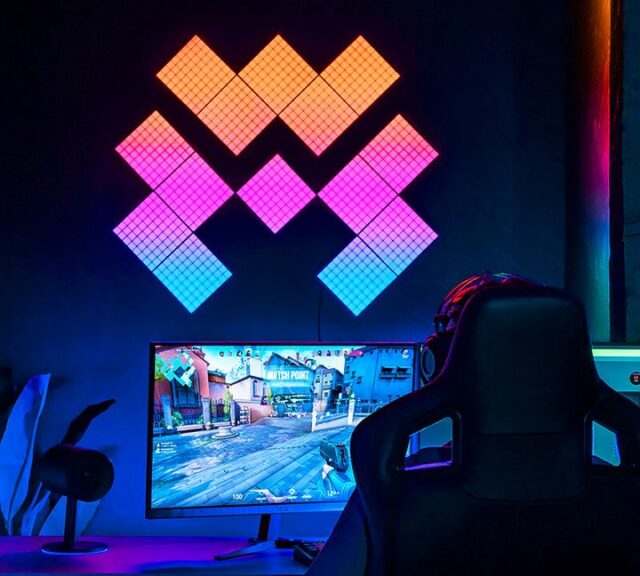 Twinkly Candies LED Christmas tree lights TWKC100RGB-G 6 M Candle shape - imagine 2