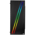 Aerocool Streak Midi Tower Black - imagine 2
