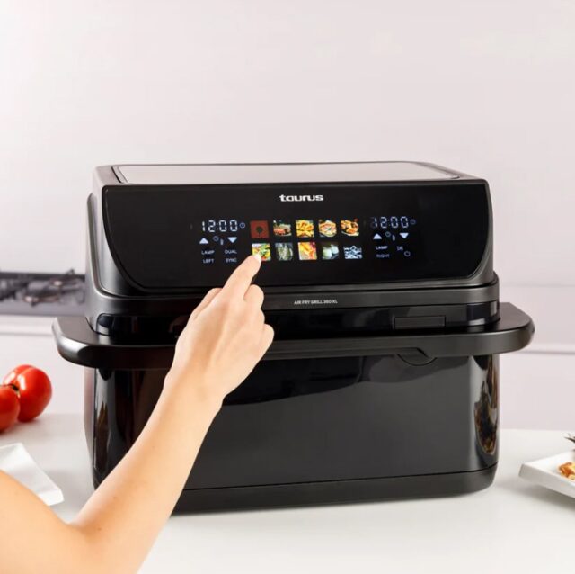 Fat-free deep fryer with long basket and grill Taurus 973004000 - imagine 10