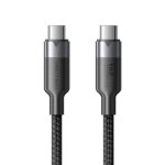 Kabel USB-C do USB-C Vention USB 3.2 5A 10Gbps 1m czarny - imagine 3