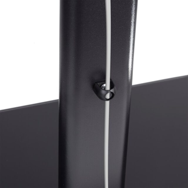 Maclean MC-450 Universal TV Stand for TV Cabinet max. 40kg  max. VESA 400x400 32-65  Tempered Glass Base 3-Level Height Adjustment - imagine 6