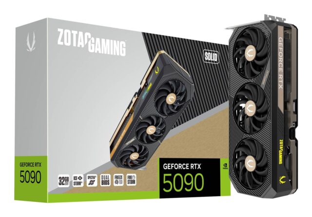 Zotac GAMING GeForce RTX 5090 SOLID NVIDIA 32 GB GDDR7 - imagine 8