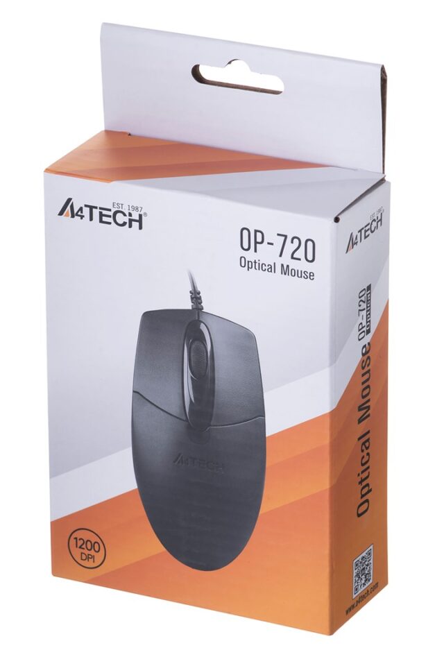 A4Tech OP-720 mouse USB Type-A Optical 800 DPI - imagine 6