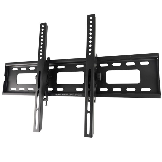 Maclean TV MC-421 Wall Mount Bracket 32 -90  VESA 600x400 80kg Tilting Universal Adjustable Spirit Level Accessories Flat Slim - imagine 8