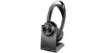 HP Poly Voyager Focus 2 Microsoft Teams Certified USB-C-C Headset +USB-C/A Adapter +Charging Stand - imagine 5