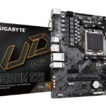 GIGABYTE B650M S2H Motherboard - AMD Ryzen 9000 Series CPUs  5+2+2 Phases VRM  up to 6400MHz DDR5 (OC)  1xPCIe 4.0 M.2  GbE LAN  USB 3.2 Gen 1