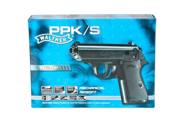 ASG Walther PPK/S (2.5007) Spring gun Black - imagine 6