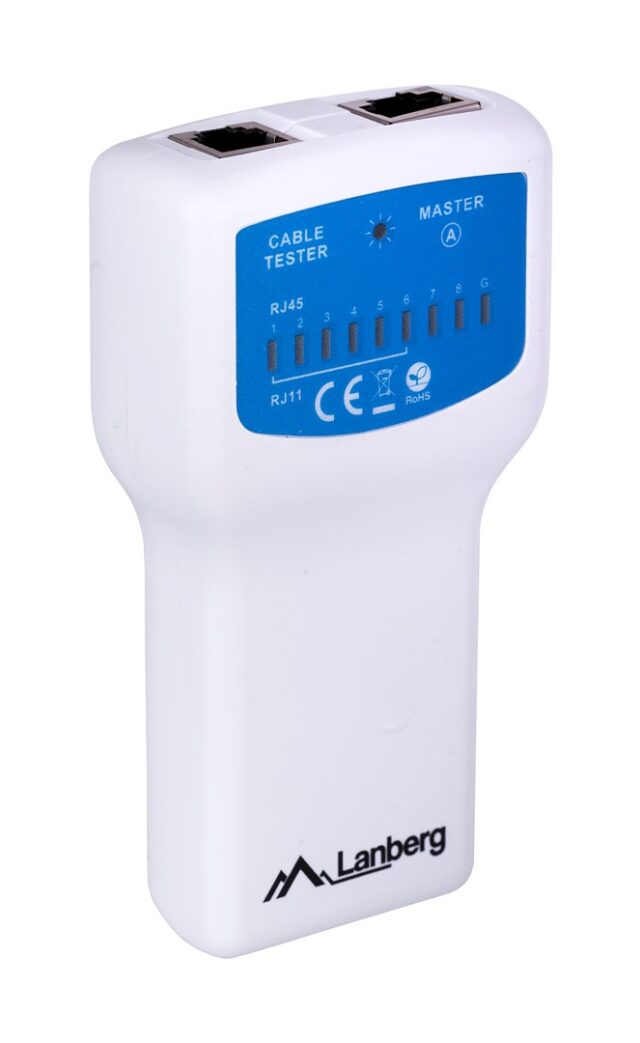 Lanberg NT-0402 network cable tester PoE tester Blue  White - imagine 7