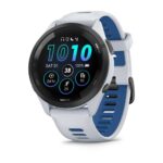 Garmin Forerunner 265 3.3 cm (1.3 ) AMOLED 46 mm Digital 416 x 416 pixels Touchscreen Black  White Wi-Fi GPS (satellite)