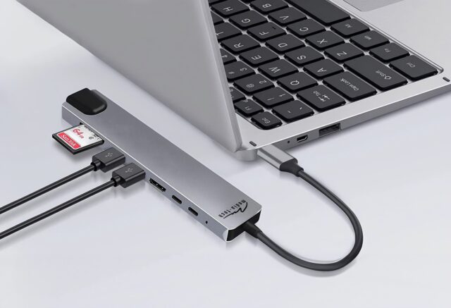 MEDIA-TECH USB HUB 8 IN 1 GIGA LAN HUB MT5046 - imagine 3