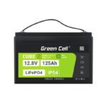 Green Cell Žalias Cell CUBE LiFePO4 125Ah 12 8V 1600Wh liio geležies fosfato baterija kemperiui  sauls energijai  neprijungtai prie tinklo  laivui Lithium Iron Phosphate (LiFePO4) 12.8 V - imagine 25