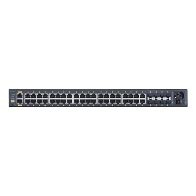 NETGEAR GSM4248PX-100EUS network switch Managed L2/L3/L4 Gigabit Ethernet (10/100/1000) Power over Ethernet (PoE) Black - imagine 4