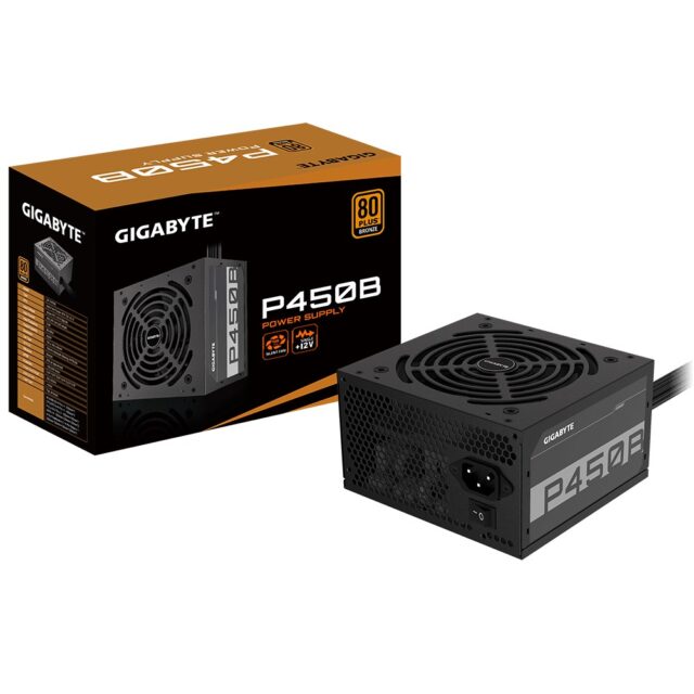 Gigabyte P450B power supply unit 450 W 20+4 pin ATX ATX Black - imagine 5