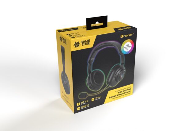 Tracer headphones GAMEZONE Mobile Hybrid BT+2.4G Black - imagine 8