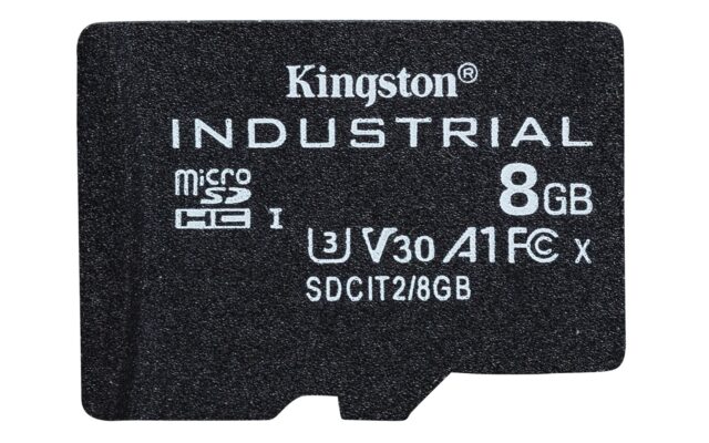 Kingston Technology 8GB microSDHC Industrial C10 A1 pSLC Card + SD Adapter - imagine 3
