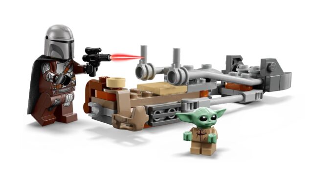 LEGO Star Wars 75436 Ścigacz Mandaloriana i Grogu - imagine 7