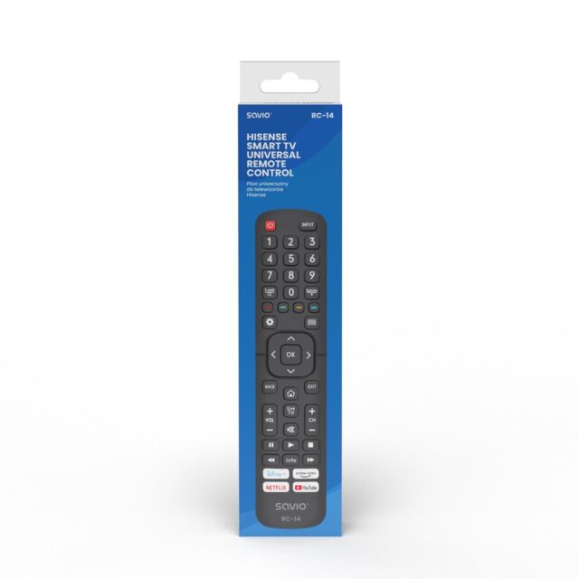 SAVIO RC-14 Universal remote control/replacement for HISENSE  SMART TV - imagine 4