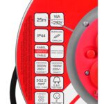 Extension cable VERTEX PB25METAL 3x2 5 mm Black