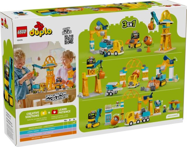 LEGO DUPLO TOWN 3w1 10476 Plac budowy i pojazdy - imagine 2