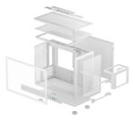 DeepCool CH160 PLUS WH Small Form Factor (SFF) White - imagine 10