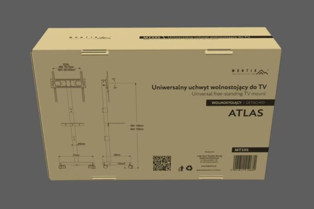 Montis Mobilny uchwyt do TV - MT191 ATLAS 152.4 cm (60 ) - imagine 7