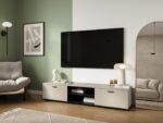 Cama SOHO TV cabinet 180x43x37 cashmere + black - imagine 3
