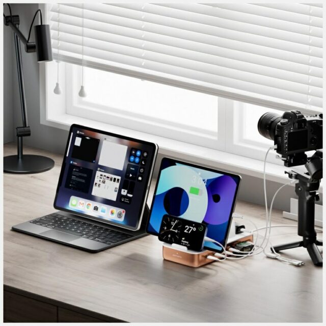 Stacja ładująca 4smarts Team 100W         z zestawem kabli miedziany - imagine 7