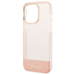 Guess GUHCP14LHGCOP iPhone 14 Pro 6,1" pink hardcase Translucent - imagine 6