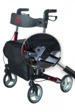 Aluminium four-wheel walker AT51006 - imagine 3