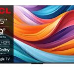 TCL T7B 55T7B TV 139.7 cm (55 ) 4K Ultra HD Smart TV Wi-Fi Black  Titanium 600 cd/m2