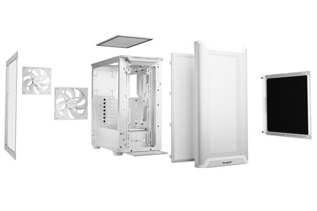 be quiet! PURE BASE 501 Airflow Window White Midi Tower - imagine 4